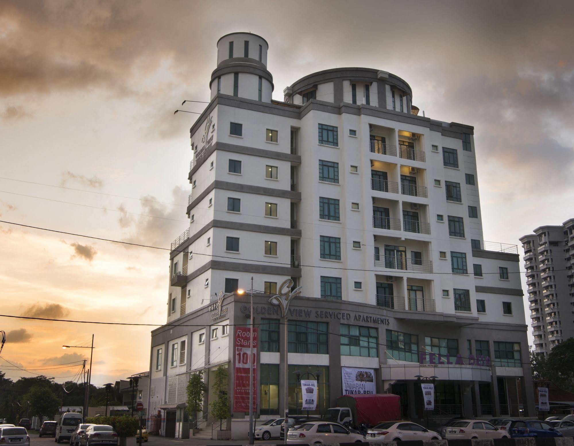 Golden View Serviced Apartments Tanjung Tokong Eksteriør billede
